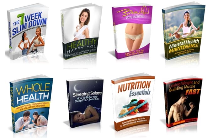 I will give you 100 fitness and health ebooks with resell rights