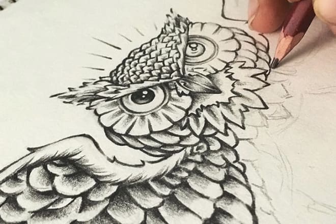 I will hand draw your amazing tattoo design