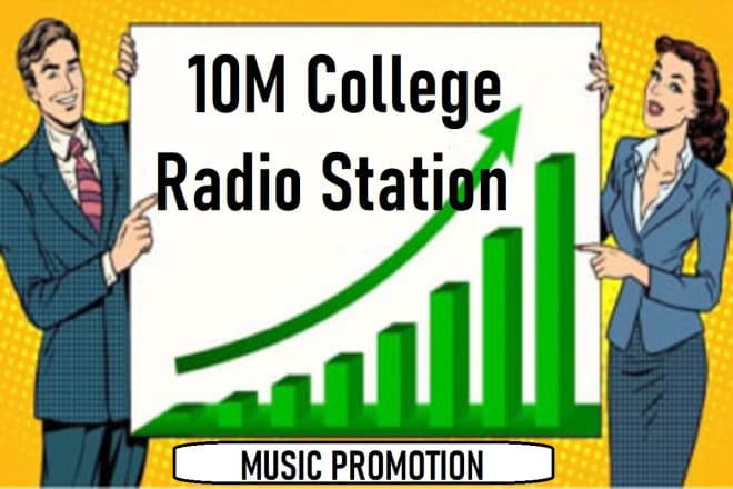 I will help in promoting your music and ads on 10m college radio station