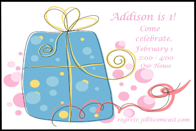 I will make awesome party invitations cards