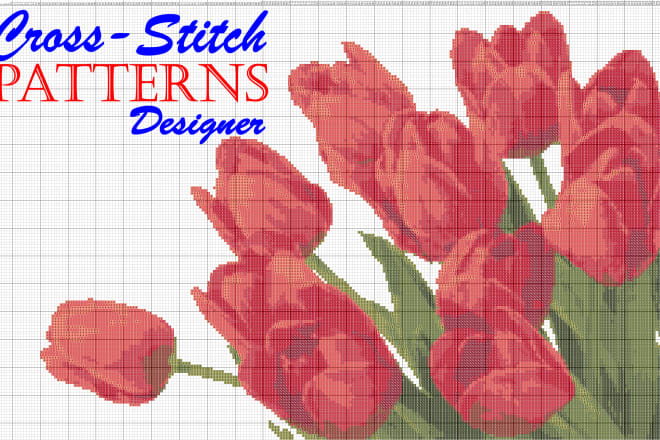 I will make cross stitch patterns from your image files