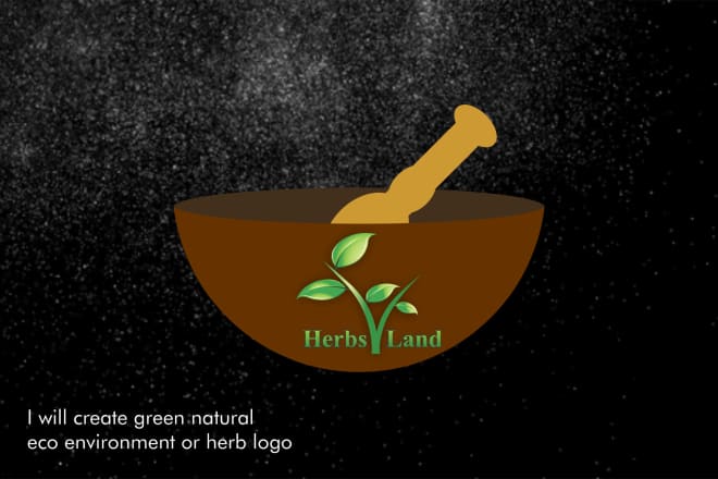 I will make your eco environment or herb logo