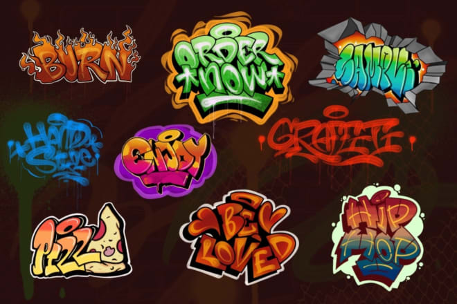 I will make your name or logo in my graffiti style