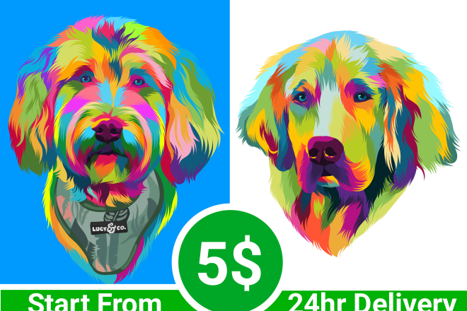 I will make your pet or any animal into awesome pop art