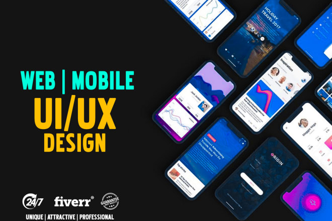 I will mobile web landing page UI design UX design wordpress app user interface