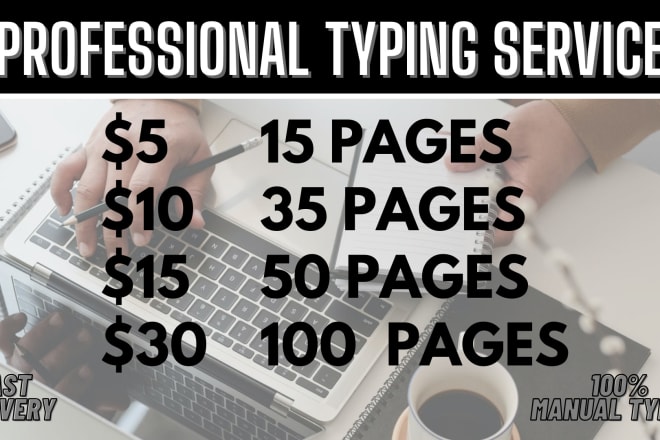 I will professional typing job, data entry work, PDF to word