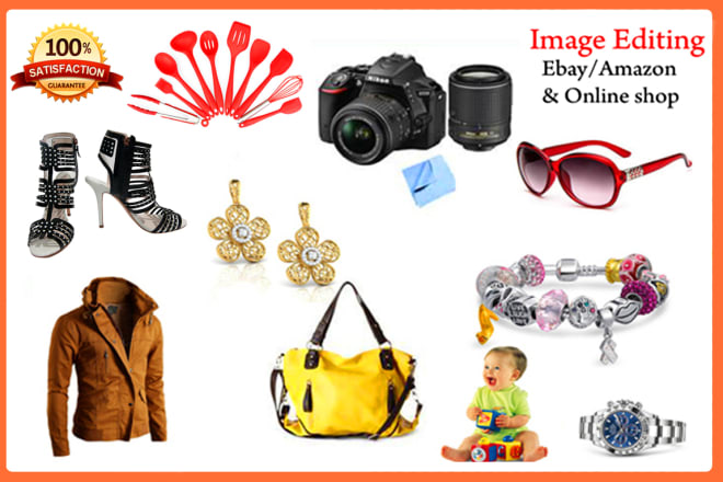 I will professionally edit your product photos for online shop