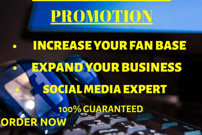 I will promote and advertise your facebook page group product