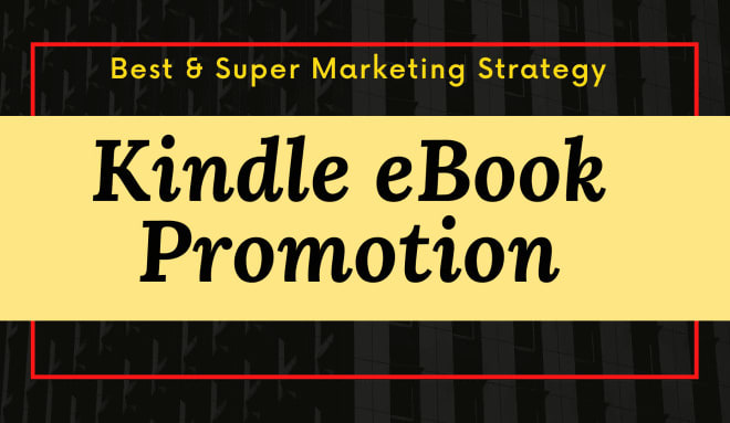 I will promote your ebook on top ranked social media, publish your book as amazon KDP