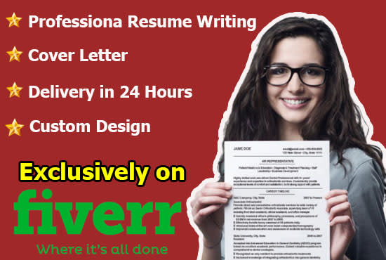 I will provide job winning professional resume and cover letter