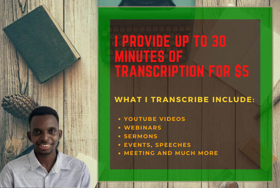 I will provide the best transcriptions for your audio and video