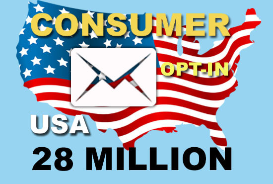 I will provide USA verified consumer email list, phone database