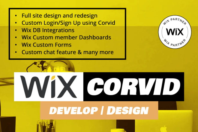 I will provide wix corvid, wix code solutions to wix websites