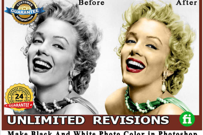 I will realistically colorize, turn black and white into color photo