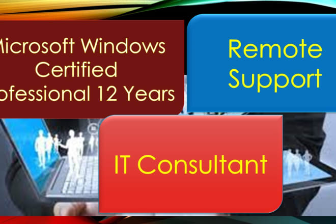 I will repair, fix your windows pc, computer, laptop remotely