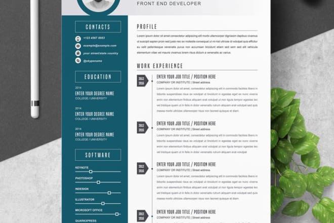 I will resume designs and professional resume templates