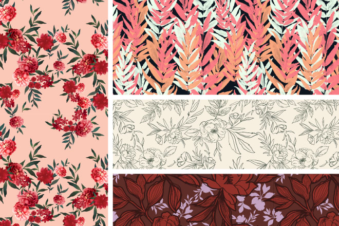 I will sell you a seamless pattern designs for your products