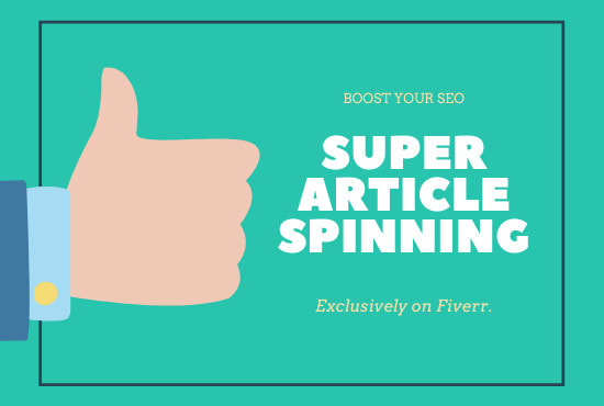 I will spin articles to be super unique for SEO boost