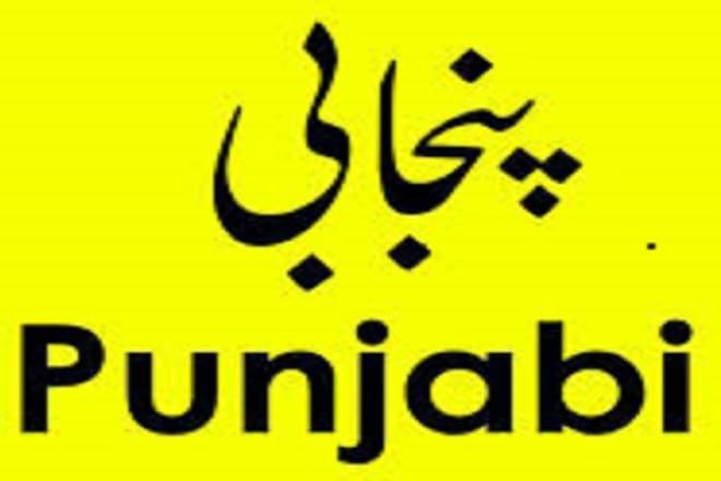 I will translate english words to pakistani punjabi