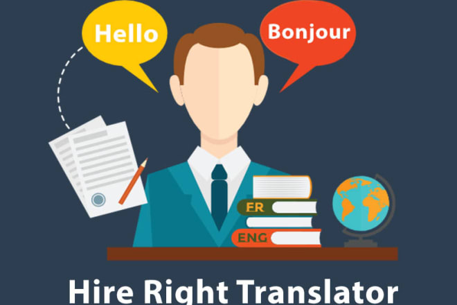 I will translation of any text from english to french or vice versa