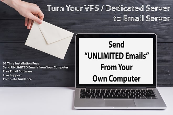 I will turn your vps, dedicated to unlimited email sending server