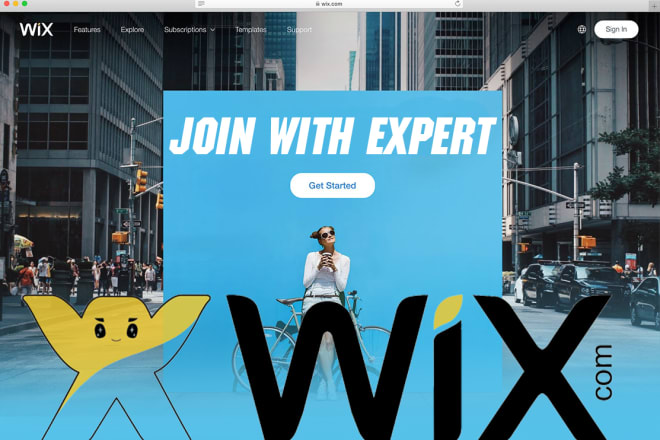 I will wix web design, redesign and development
