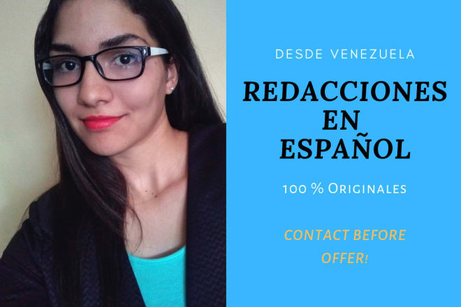 I will write 1500 words article in just 24 hours in español spanish