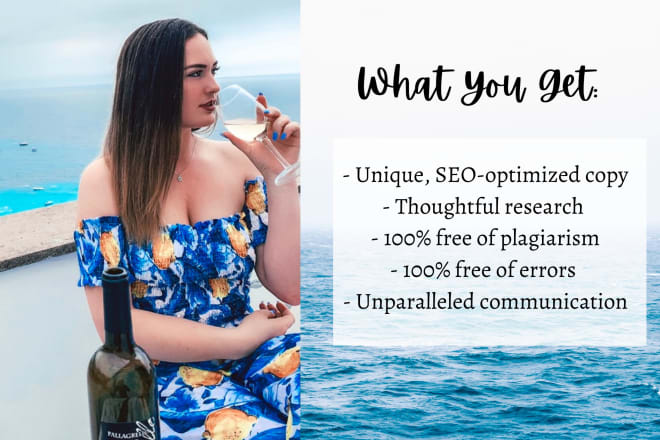 I will write SEO optimized content for your travel blog