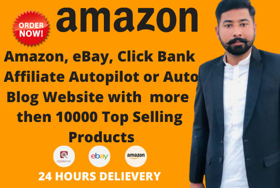 I will build amazon affiliate autopilot website with top selling products