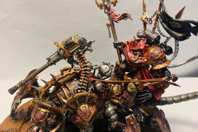 I will build and paint your warhammer models