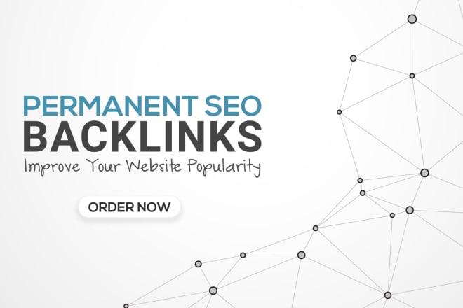 I will build permanent SEO backlinks with link building for high google ranking