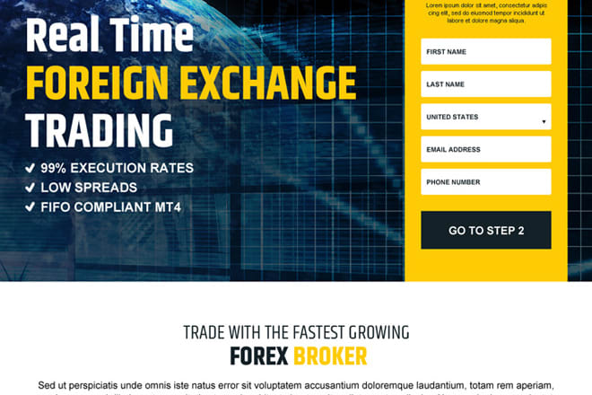 I will build premium autopilot ico website forex trading website landing page