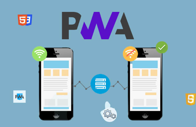 I will build pwa progressive web app for your existing website