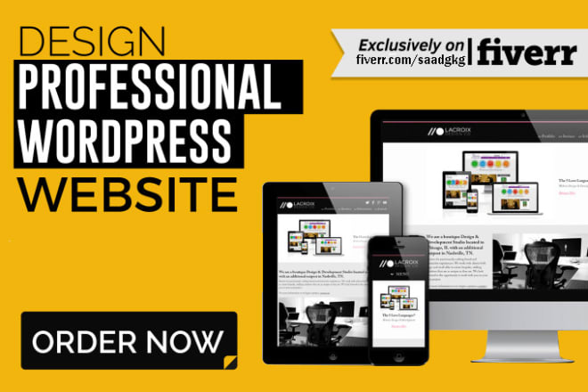 I will build responsive wordpress website design and landing page