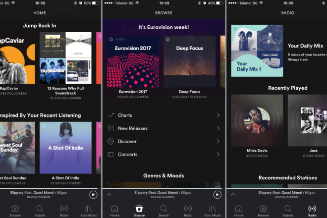 I will build spotify app, spotifymusic app online,music streaming app and website music