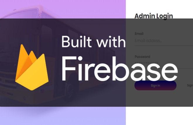 I will build web app with firebase javascript