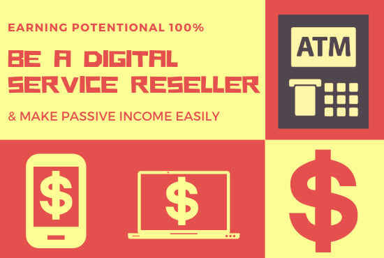 I will build website to make passive income by reselling digital work