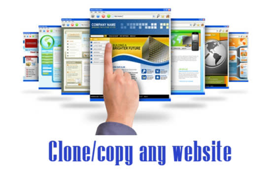 I will clone, copy or duplicate the site you provide five per page