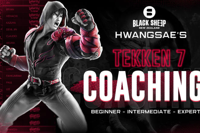 I will coach and help you improve at tekken