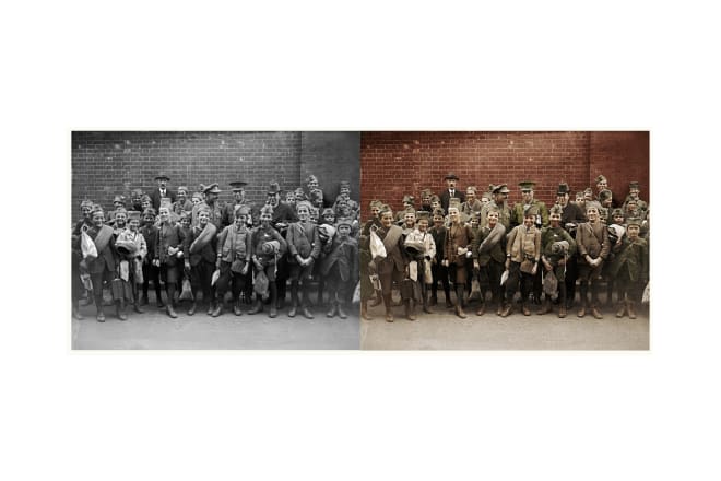I will colorize, restore, retouch, repair your old photo