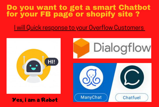 I will connect a chatbot to your fb pages and shopify sites