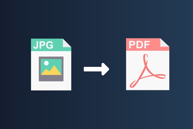 I will convert jpg to pdf file