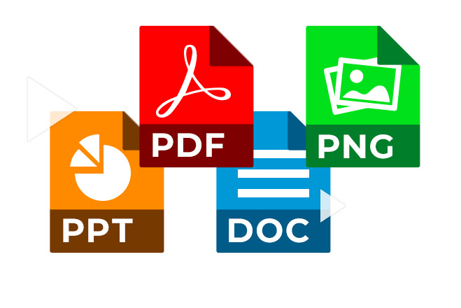 I will convert your files into PDF and word