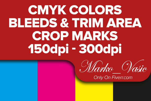 I will convert your files to be cmyk print ready