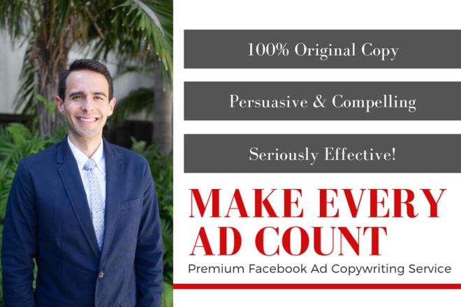 I will craft enticing facebook ads for your business