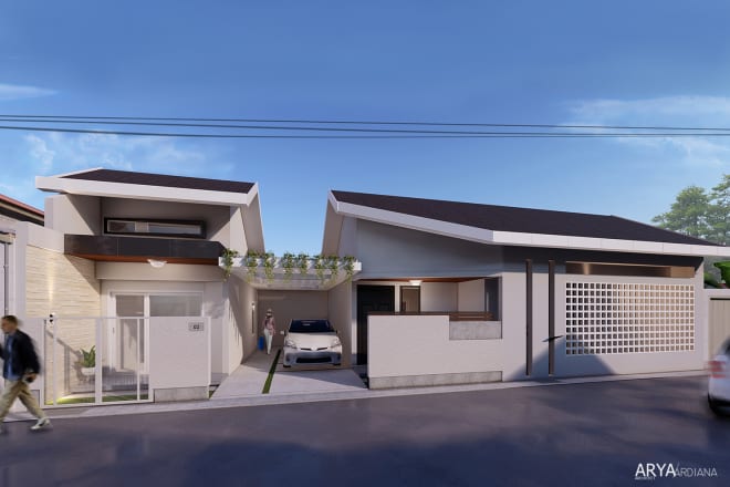 I will creat architecture design and make realistic rendering