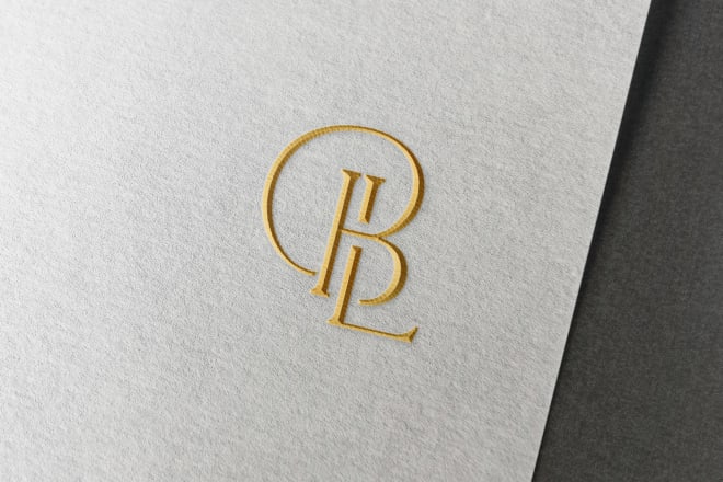 I will create a beautiful luxury monogram with your initials