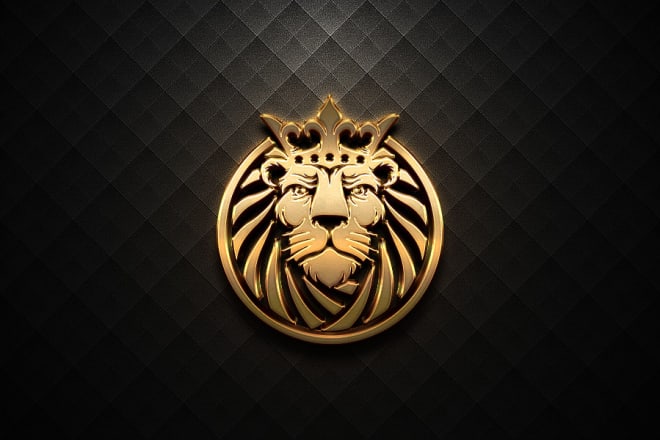 I will create a premium 3d gold plated logo for your company