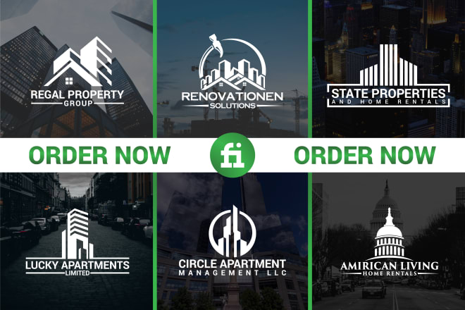 I will create a real estate, construction business and company logo