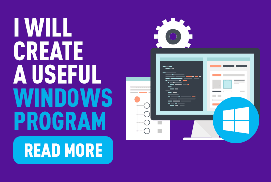 I will create a useful windows program